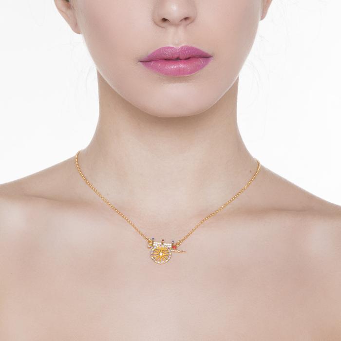 Lapilli Cart Necklace