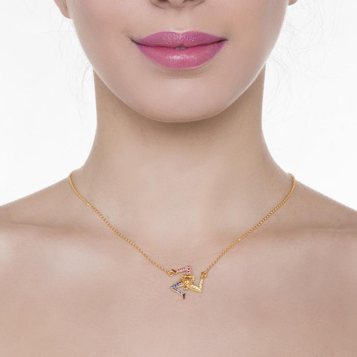 Trinacria Lapilli Necklace