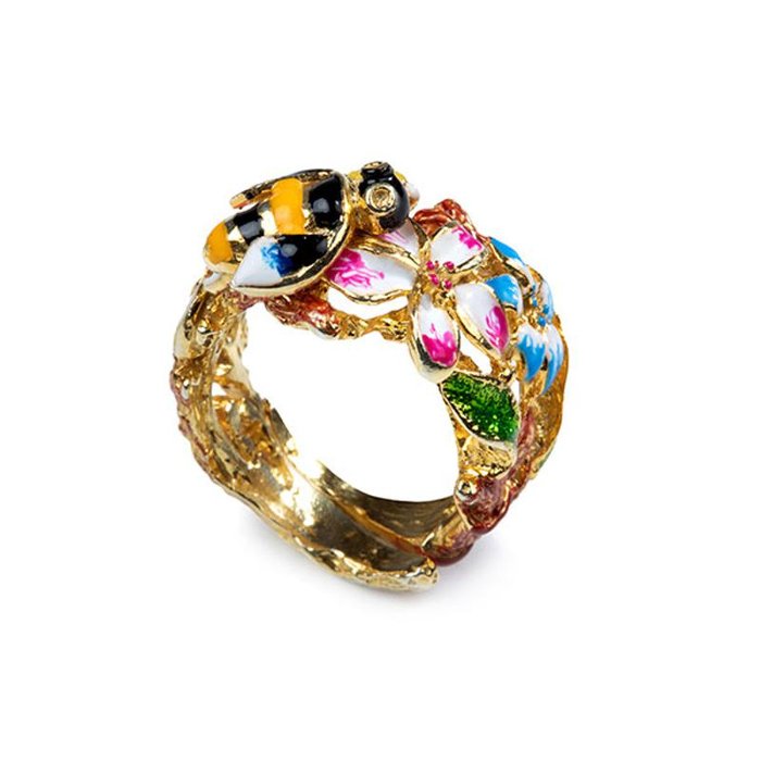 Bague abeille Jardin secret