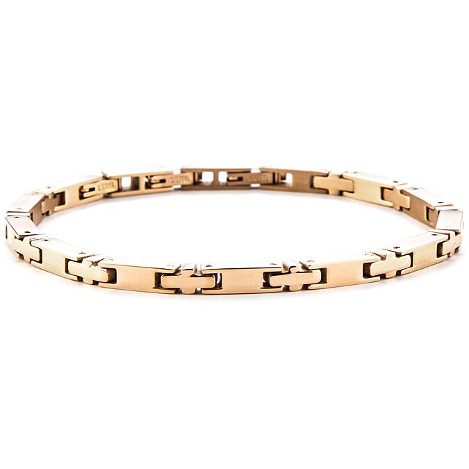 Rose PVD steel bracelet
