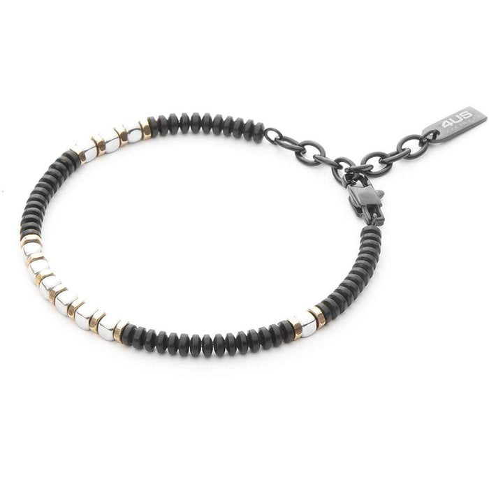Bracelet avec inserts roses