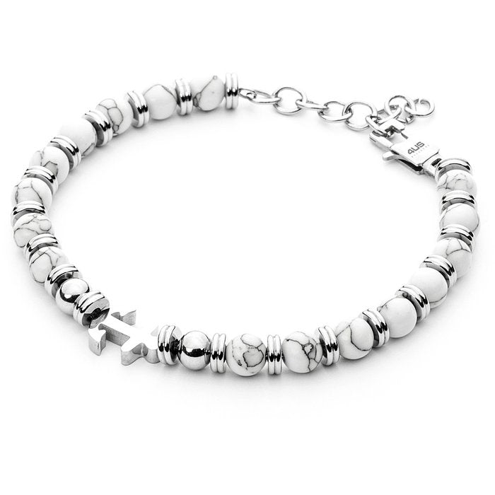 Bracelet sphères et ancre