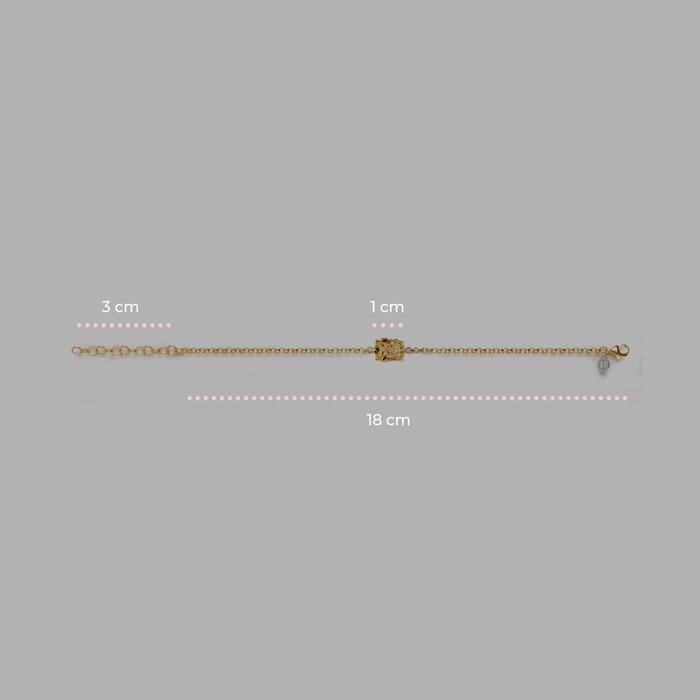 Bracelet Rolo Mori King Lapilli