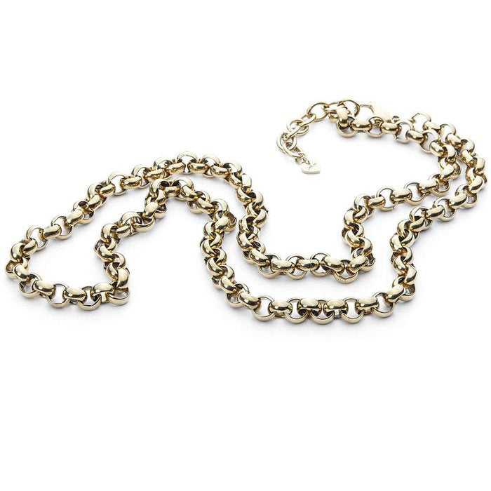 Collier en maille rolo laminée