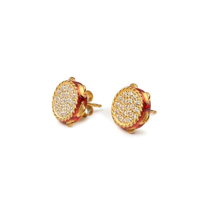 Boucles d'oreilles Mini Tambourin Lapilli